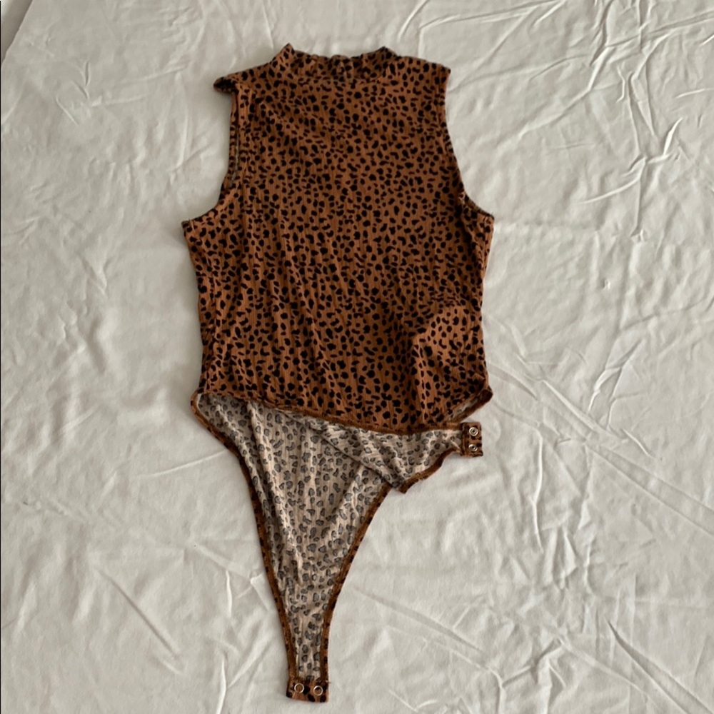 Forever 21 Animal Print Bodysuit